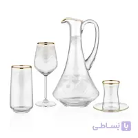 سرویس پارچ و لیوان ۴۹ پارچه نوا ترکیه مدل Dolunay