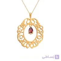 آویز طلا زنانه طرح اسلیمی کد XP119