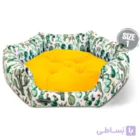 جای خواب شش ضلعی سگ و گربه نیناپت مدل VIP کاکتوس ا Ninapet Hexagon Bed For Dogs And Cats Cactus Model