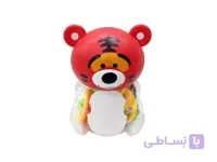 ست جغجغه طرح خرس قرمز سایز بزرگ