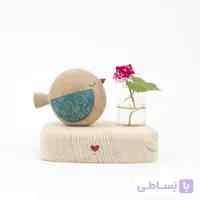 گلدان رو میزی پرنده تکی کد 1022276