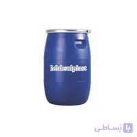 بشکه 60 لیتری آبی با تسمه فلزی