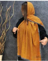 شال نخی منگوله دار کد 432768