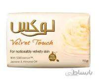 صابون لوکس مدل velvet touch مقدار 80 گرم بسته