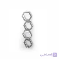 حوله خشک کن استیل هیوا کروم مات