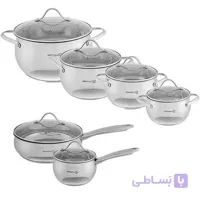 سرویس استیل کرکماز ۱۲ پارچه