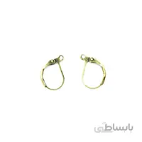 پایه گوشواره زردقلم قفل دار بسته دو عددی kkz1029