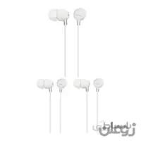 هدفون سونی MDR-EX15LP سونی MDR-EX15LP هدفون گوش گوش (رنگ سفید ، 3 بسته)