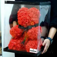 خرس تدی با رز