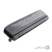 ساز دهنی کروماتیک 16 سوراخ سوان swan مدل 1664 نقره ای آکبند