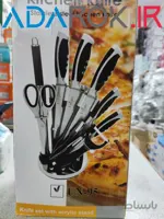 سرویس چاقو آشپزخانه ۹ پارچه یونیک مدل Unique UN-95 - کد 328