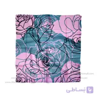 روسری نخی طرح گل مدل hs008