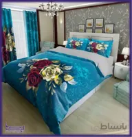 سرویس کتان تنسل گل کد1011