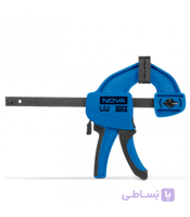 گیره دستی فشاری نووا مدل ntc-4077 فک 85 طول 20 سانت
