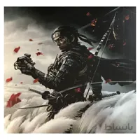 خرید برچسب پلی استیشن ۴ اسلیم مدل ghost of tsushima