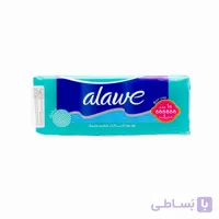 نوار بهداشتی بالدار فلاف بزرگ ۱۰ عددی آلاوه مشبک