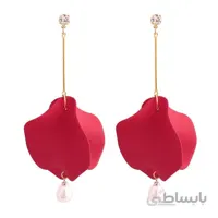 گوشواره برگ گل مدل راشا