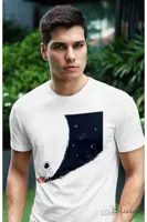 Aventura Clothing Co 100٪ پنبه ، معمولی ، گردن خدمه ، تی شرت چاپی – Major Tom 2