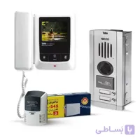 پکیج کامل آیفون تصویری مانیتور 4.3 اینچ مدل 1090 و صفحه دم دری سهند کارتی تابا الکترونیک