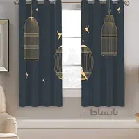 پرده پانچی مدرن قفس مدل pmk2504