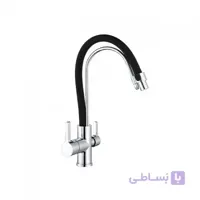 شیر سینک فیلتری علم جدا شو موست مدل راکت کروم مشکی