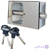 قفل کتابی کهن کلید دیسکی