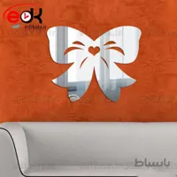 اینه دکوراتیو دیواری فانتزی طرح پاپیون در پنج رنگ