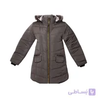 کاپشن دخترانه مدل MA-SP330-ZIPT.ZIRZ.SHA-ZEY رنگ زیتونی