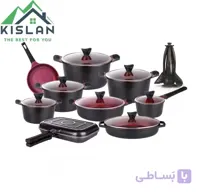 سرویس قابلمه 30 پارچه گرانیتی مشکی