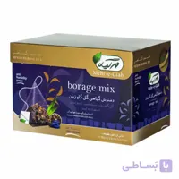 دمنوش گیاهی گل گاوزبان مهرگیاه 14 عددی