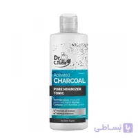 تونر کوچک کننده منافذ زغال فعال دکتر سی تونا فارماسی حجم 225 میل ا Dr. C. Tuna activated charcoal pore minmizer tonic Farmasi