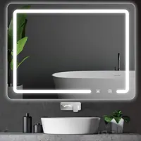 آینه نور دار مستطیل سند بلاست 60x80 ا آینه نور دار مستطیل سند بلاست 60x80