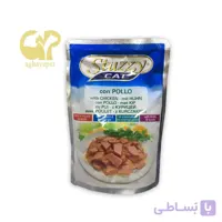 پوچ گربه استازی طعم مرغ - STUZZY