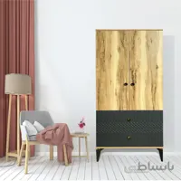 کمد لباس دو کشو سپیدار