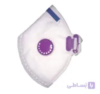 ماسک تنفسی سوپاپ دار ترمه FFP3 مدل ۳۶۰۱ ( بسته ۲۰ عددی )