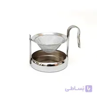 صافی چای پایه دار استیل مدل گردان