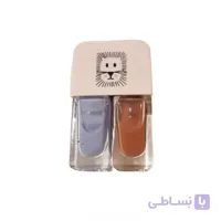 لاک ناخن دوقلو طرح حیوانات کد 07
