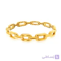 دستبند النگویی طلا طرح دیوید یورمن کد CB473
