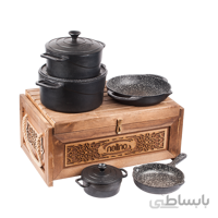 سرویس پخت و پز 8 پارچه نالینو مدل Tekla ا Nalino Tekla Cookware Set 8 Pcs