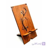 استند رومیزی موبایل چوبی مدل PK-H544