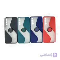 قاب گوشی هواوی Y7A کاور مدل حلقه ار با محافظ لنز دوربین Y7A ا New 2021 Case with popsocket for Huawei Y7A