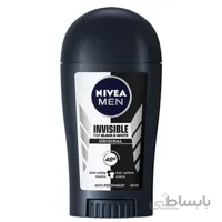 استیک ضد تعریق مردانه نیوآ مدل Invisible For Black And White حجم 40 میلی لیتر ا Nivea Invisible For Black And White Stick Deodorant For Men 40ml