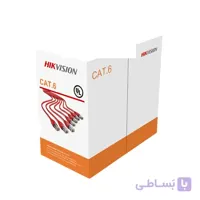 کابل شبکه هایک ویژن CAT6 UTP DS-1LN6-UU ا hikvision cat6 utp network cable