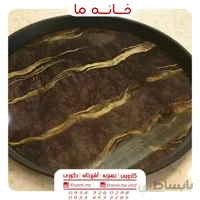 سینی گرد طرح سنگی رایکا