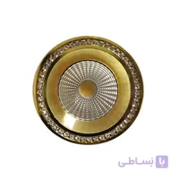هالوژن پارکتی نگین دار اس اچ لایتینگ مدل ns102 طلایی (SH.LIGHTING)