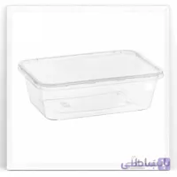 ظرف 750 طب پلاست با درب