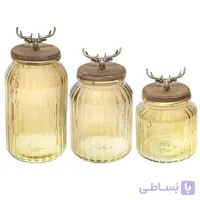 ست بانکه بلوری طرح گوزن کد 2334