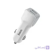 شارژر فندکی هوکو مدل HOCO Z23 به همراه کابل Lightning ا HOCO Z23 Car Charger With Lightning Cable