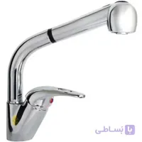 شیر ظرفشویی شلنگ دار مدل کیش شیبه