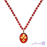 گردنبند طلاکوب مرجان RB04